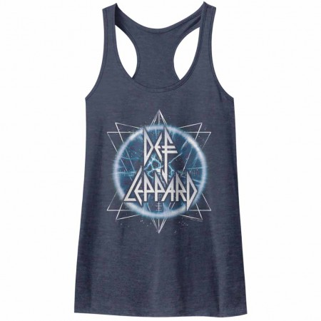 Def Leppard Electric Eye Womens Blue T-Shirt
